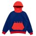 画像1: LQQK STUDIO (FLEECE HOODIE) BLUE RED (1)