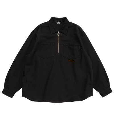 画像1: LQQK STUDIO (WORK SHIRT) BLACK