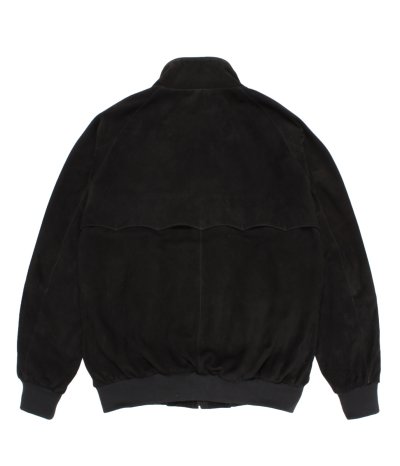 画像2: WACKO MARIA (BARACUTA G9 SUEDE LEATHER HARRINGTON JACKET) BLACK
