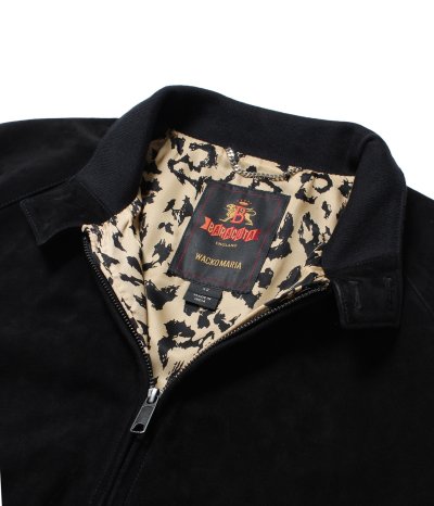画像3: WACKO MARIA (BARACUTA G9 SUEDE LEATHER HARRINGTON JACKET) BLACK