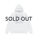 BLACK EYE PATCH (STACKED OE LOGO ZIP HOODIE) H.GRAY