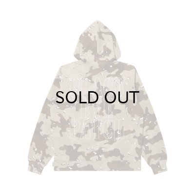 画像2: BLACK EYE PATCH (STENCIL LOGO EMBROIDERED ZIP HOODIE) D.CAMO