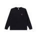 画像1: BLACK EYE PATCH (SMALL HWC L/S TEE) BLACK (1)