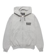 WACKO MARIA (HEAVY WEIGHT FULL ZIP HOODED SWEAT SHIRT TYPE-2) GRAY