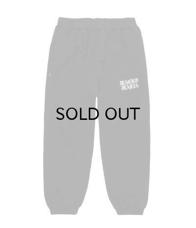 画像1: WACKO MARIA (HEAVY WEIGHT SWEAT PANTS) BLACK