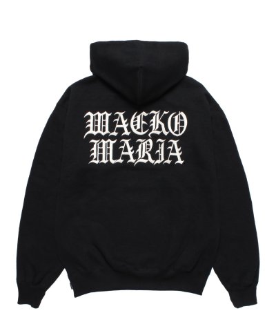 画像2: WACKO MARIA (HEAVY WEIGHT FULL ZIP HOODED SWEAT SHIRT TYPE-2) BLACK