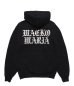 画像2: WACKO MARIA (HEAVY WEIGHT FULL ZIP HOODED SWEAT SHIRT TYPE-2) BLACK (2)