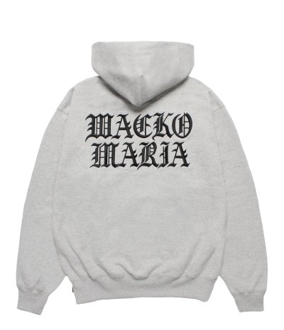 画像2: WACKO MARIA (HEAVY WEIGHT FULL ZIP HOODED SWEAT SHIRT TYPE-2) GRAY