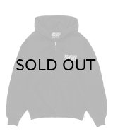 WACKO MARIA (HEAVY WEIGHT FULL ZIP HOODED SWEAT SHIRT TYPE-2) BLACK
