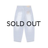 BLACK EYE PATCH (B EMBLEM EXTRA BAGGY JEANS) INDIGO