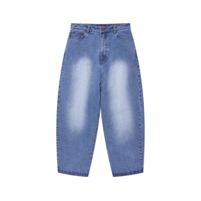 画像2: BLACK EYE PATCH (B EMBLEM EXTRA BAGGY JEANS) INDIGO