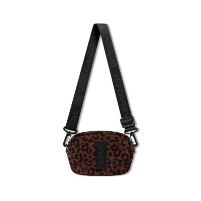 画像2: BLACK EYE PATCH (LEOPARD PATTERNED CORDUROY SHOULDER BAG) MULTI
