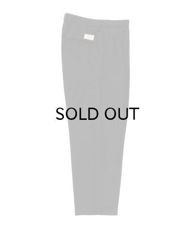 画像1: WACKO MARIA (DOUBLE PLEATED CHINO TROUSERS TYPE-2) BLACK