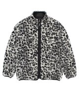 WACKO MARIA (REVERSIBLE LEOPARD BOA JACKET) WHITE
