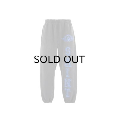 画像1: SAINT Mxxxxxx (SWEAT PANTS_ANGEL) BLACK