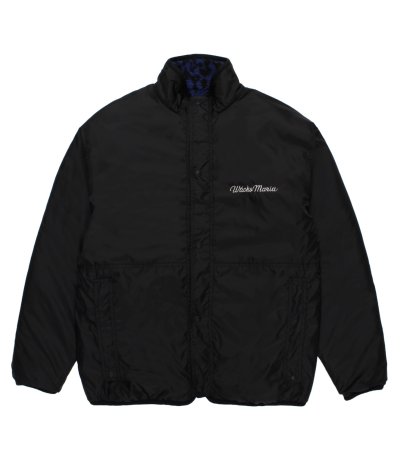 画像2: WACKO MARIA (REVERSIBLE LEOPARD BOA JACKET) BLUE