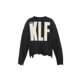 SAINT Mxxxxxx (KLF_CREW NECK KNIT_KLF) BLACK