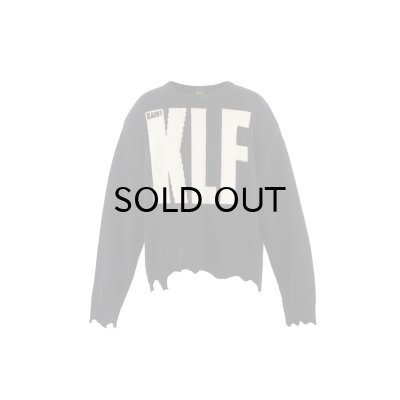 画像1: SAINT Mxxxxxx (KLF_CREW NECK KNIT_KLF) BLACK