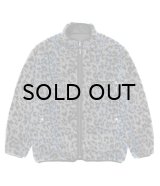 WACKO MARIA (REVERSIBLE LEOPARD BOA JACKET) GRAY