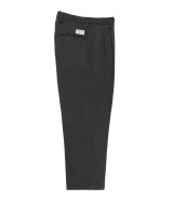 WACKO MARIA (DOUBLE PLEATED CHINO TROUSERS TYPE-2) CHARCOAL
