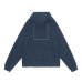 画像2: C.E (NECK SNAP DBL KNIT HOODY) NAVY (2)