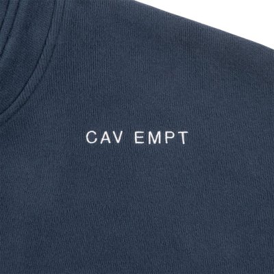 画像3: C.E (NECK SNAP DBL KNIT HOODY) NAVY