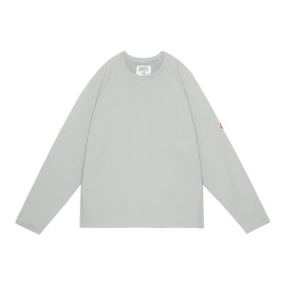 画像1: C.E (HALF PANEL RIB CREW NECK) KHAKI