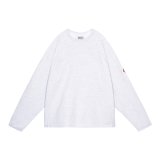 C.E (HALF PANEL RIB CREW NECK) GREY