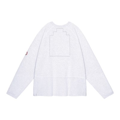 画像2: C.E (HALF PANEL RIB CREW NECK) GREY