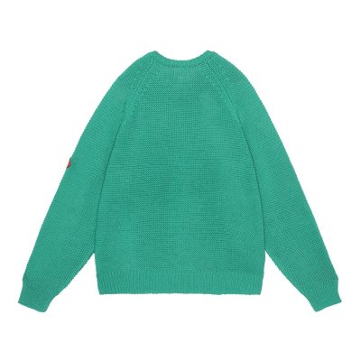 画像2: C.E (RAGLAN SLEEVE COTTON KNIT) GREEN