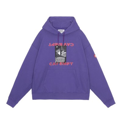 画像1: C.E (FREQUENCY HOODY) PURPLE