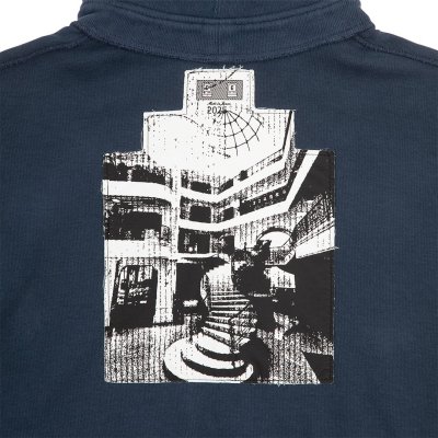 画像4: C.E (NECK SNAP DBL KNIT HOODY) NAVY