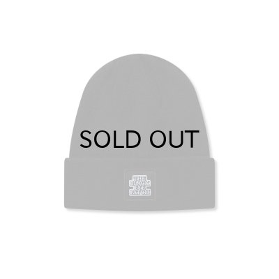 画像1: BLACK EYE PATCH (OG LABEL PATCHED BEANIE) BLACK