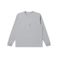 BLACK EYE PATCH (HWC SAME COLOR EMBROIDERED L/S TEE) H.GRAY