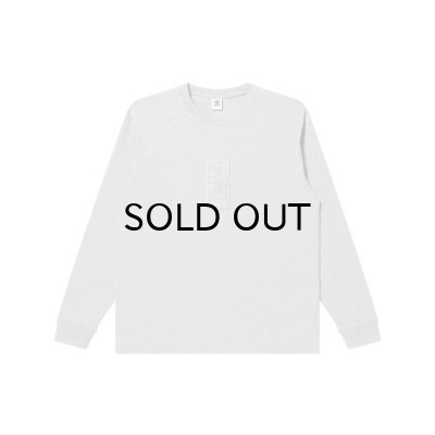 画像1: BLACK EYE PATCH (HWC SAME COLOR EMBROIDERED L/S TEE) H.GRAY