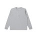 画像1: BLACK EYE PATCH (HWC SAME COLOR EMBROIDERED L/S TEE) H.GRAY (1)