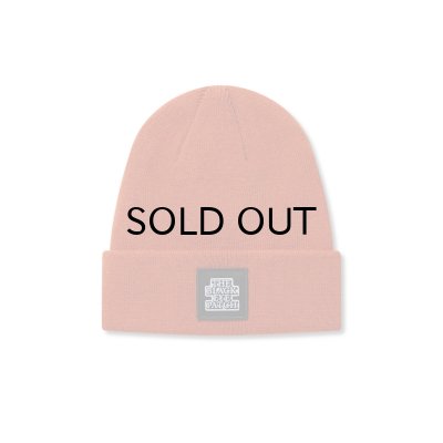 画像1: BLACK EYE PATCH (OG LABEL PATCHED BEANIE) BRICK