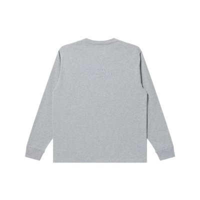 画像2: BLACK EYE PATCH (HWC SAME COLOR EMBROIDERED L/S TEE) H.GRAY
