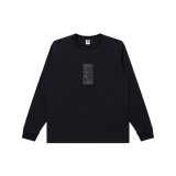 BLACK EYE PATCH (HWC SAME COLOR EMBROIDERED L/S TEE) BLACK