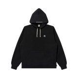 BLACK EYE PATCH (SMALL OG LABEL HEAVYWEIGHT HOODIE) BLACK