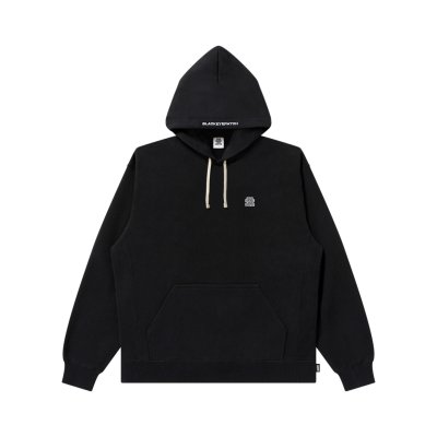 画像1: BLACK EYE PATCH (SMALL OG LABEL HEAVYWEIGHT HOODIE) BLACK