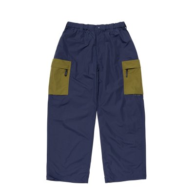 画像1: LQQK STUDIO (NYLON CARGO PANTS) NAVY