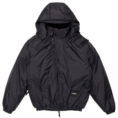 画像1: LQQK STUDIO (PUFF DOWN JACKET) BLACK