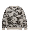WACKO MARIA (TIGER MOHAIR CREW NECK SWEATER) IVORY