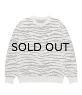 WACKO MARIA (TIGER MOHAIR CREW NECK SWEATER) IVORY