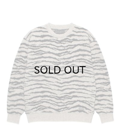 画像1: WACKO MARIA (TIGER MOHAIR CREW NECK SWEATER) IVORY