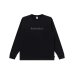 画像1: BLACK EYE PATCH (RHINESTONED OE LOGO L/S TEE) BLACK (1)