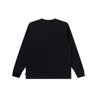 画像2: BLACK EYE PATCH (RHINESTONED OE LOGO L/S TEE) BLACK