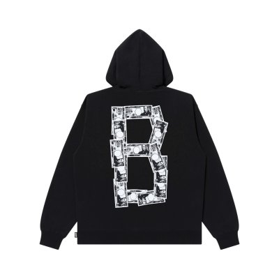画像2: BLACK EYE PATCH (OG YUKICHI BILL HOODIE) BLACK