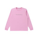BLACK EYE PATCH (RHINESTONED OE LOGO L/S TEE) PINK